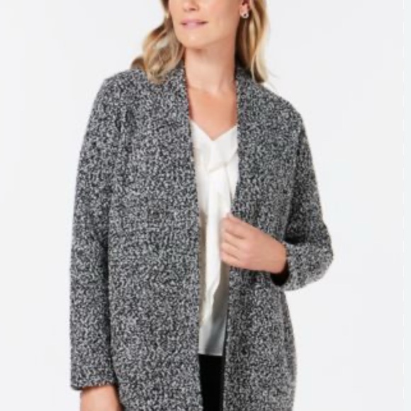 Charter Club Sweaters - Charter Club Black and White Cardigan
Deb07